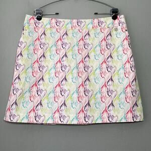 Cutter & Buck Skort Size 14 Colorful DryTec Short Skirt Golf Pickle Ball Tennis